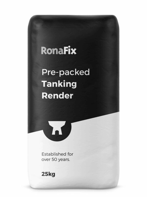 Ronafix Prepacked Tanking Render - 25Kg Bag