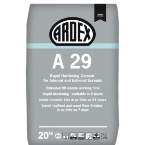 Ardex A29 - 20kg Bag Or Ardex A29 a Rapid Hardening Cement for Internal and External Screeds