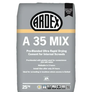 ARDEX A 35 MIX Pre-Blended Ultra Rapid Drying Cement for Internal Screeds